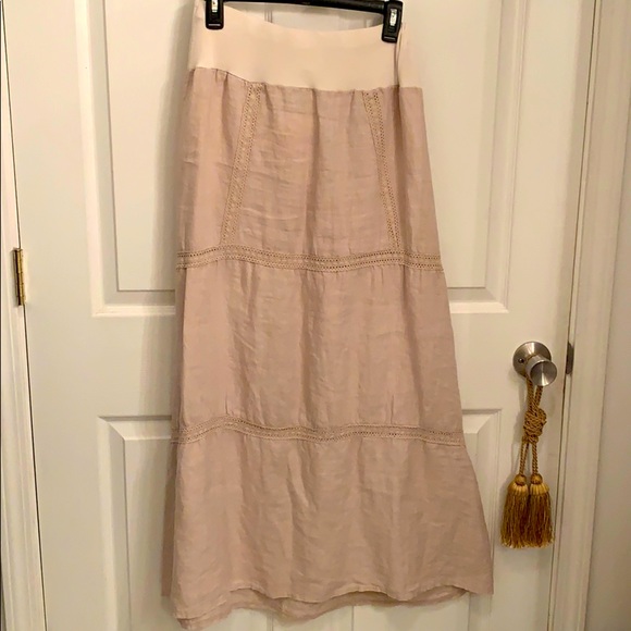 Made in Italy linen maxi skirt - Picture 1 of 5
